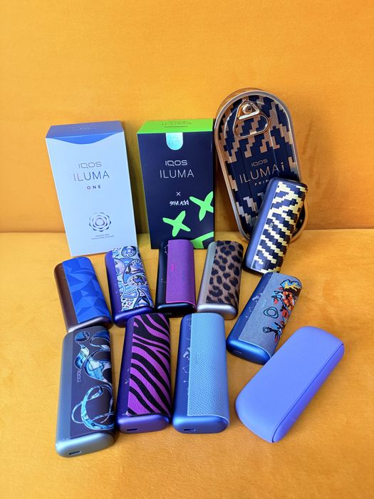 Iqos Iluma Editie Limitata Seletti Neon Stardrift Steve Aoki Gold Black Accesorii Inele Wrap utilizate