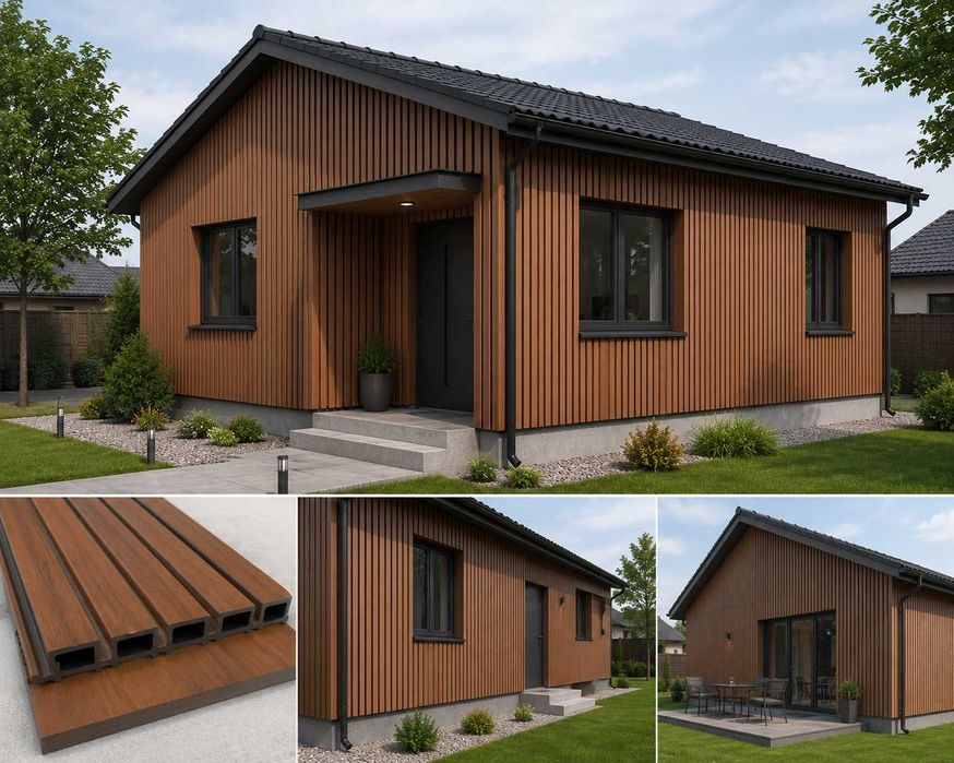WPC Панели за фасада - Teak 2900/219/26мм