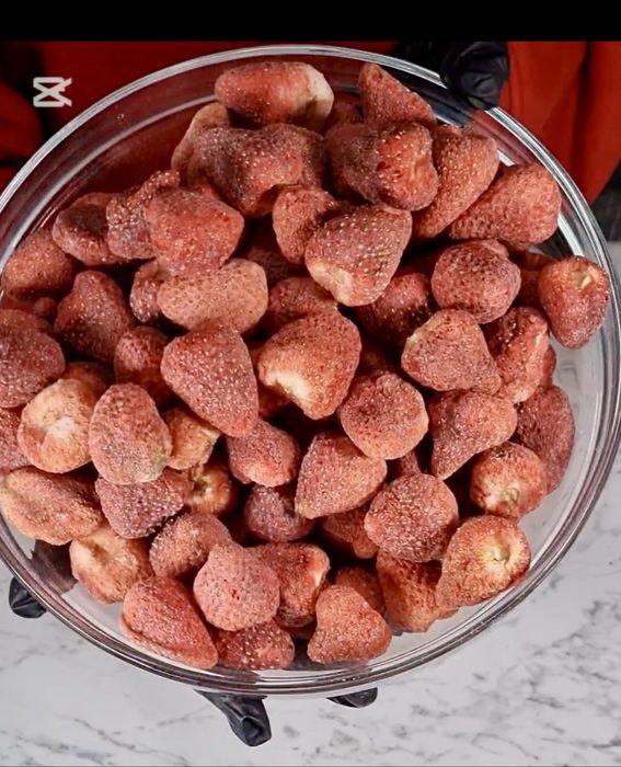 Сублимированная клубника, сушеная клубника, сухофрукты, сублимат