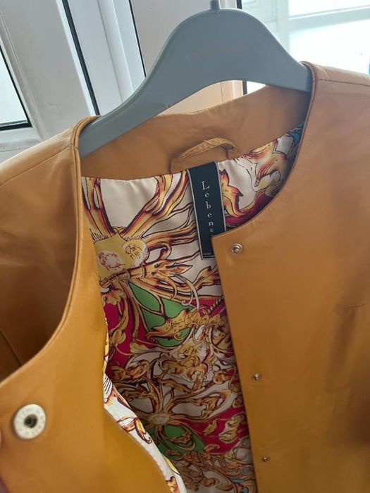 Кожанный курта-сюртук