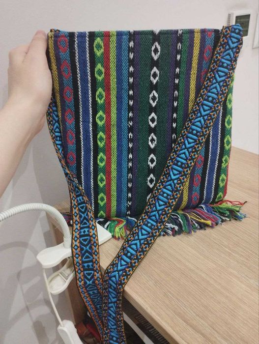 Сумка "Самарканд", hand made, пестрая