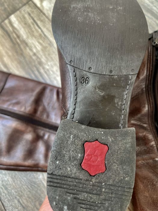 Естествена кожа ботуши