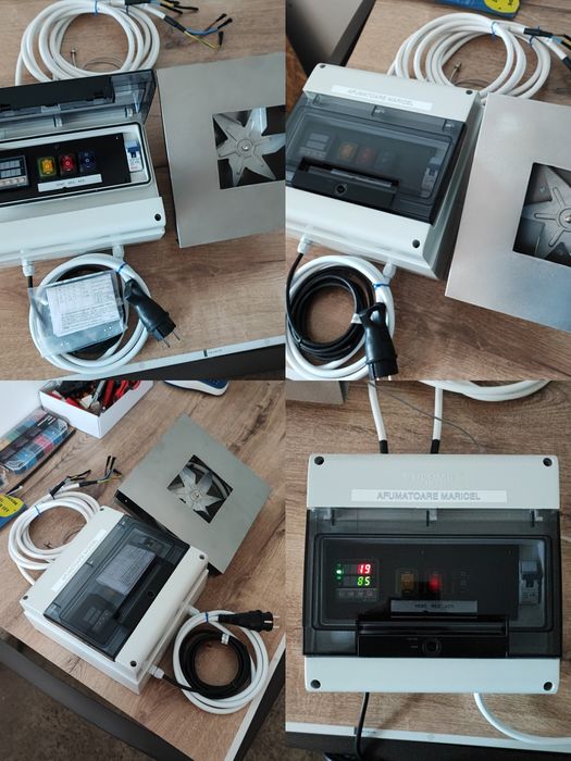 Afumătoare, ventilator, automatizare, generator de fum