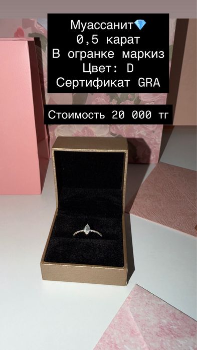 Серебро Муассаниты серьги, подвеска, кольцо