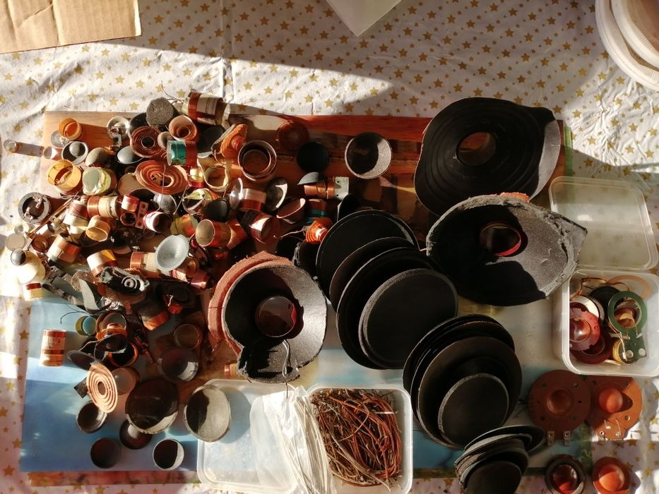 Piese bobinaj /recondiționare difuzoare/bobinaj/calote/bobine etc