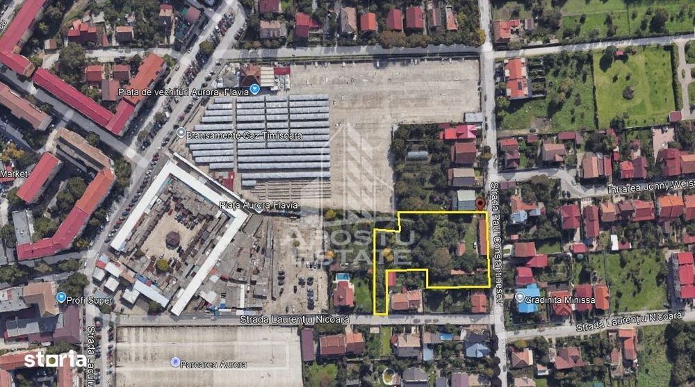 Teren 4150 mp, de vanzare, zona Damboviata, Timisoara, COMISION 0%.