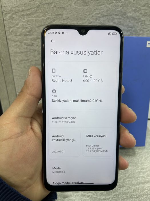 Redmi not8 64 gb arzon