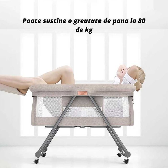 Patut Pliabil Bebelusi - WowStep - Crem