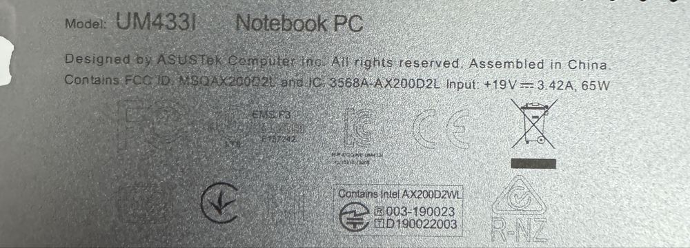 Ноутбук ASUS ZenBook