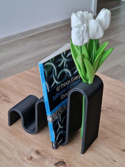 Suport Elegant pentru Flori și Cărți - Design Modern și Versatil