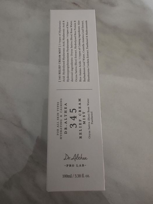 Dr. Althea 345 relief cream mist
