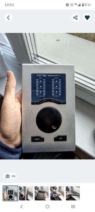 Vând interfață audio baby pro fs