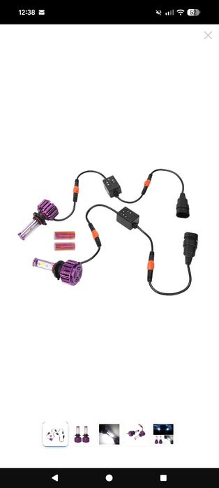 Set Led auto 30w impermeabil , aluminiu,