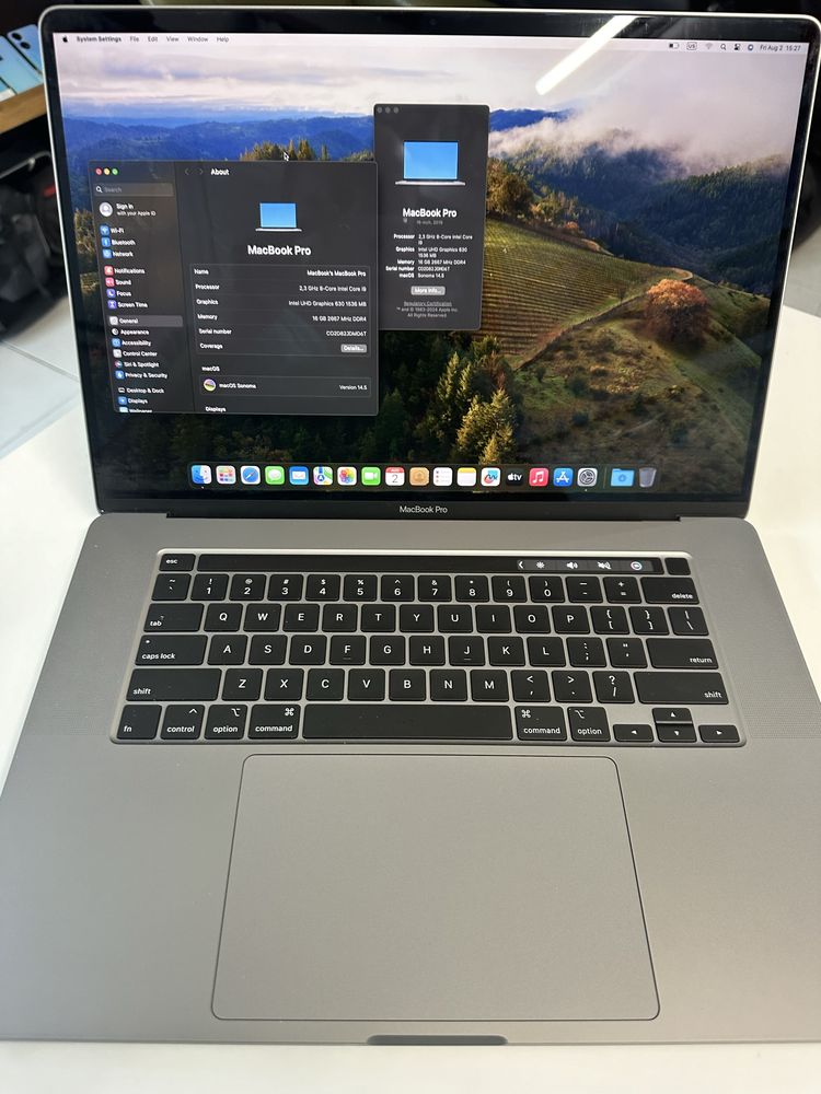 Macbook pro 16 inch 2019 i9 16 gb 1 tb ssd radeon pro 5500m Bucuresti ...