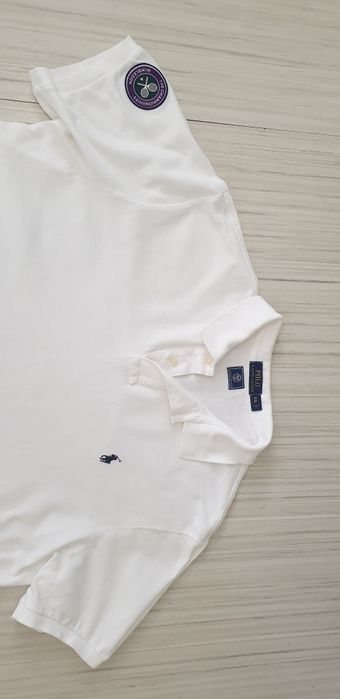 POLO Ralph Lauren Wimbledon Pique Cotton / 2XL ОРИГИНАЛ! Мъжка Тениска