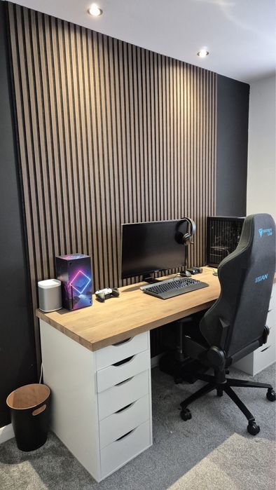 Стол с тумбами Стол Икеа Компютерный стол Студийный стол стрим стол