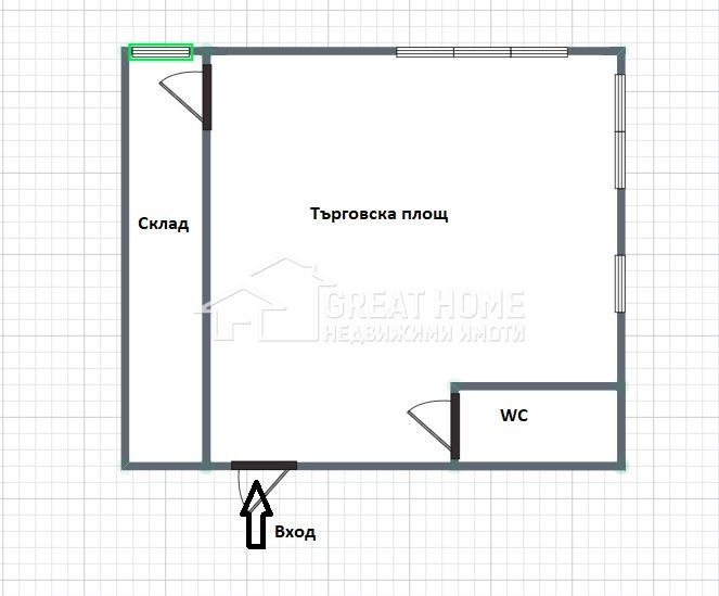 Продава се Офис в Търговище, Вароша - 48 кв.м за 1594 €/кв.м - Снимка #5