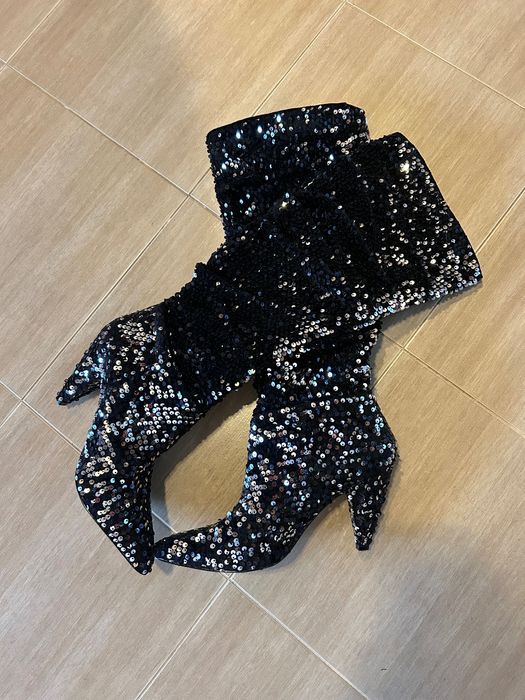 Нови! Паетени ботуши Miss Selfridge номер 41