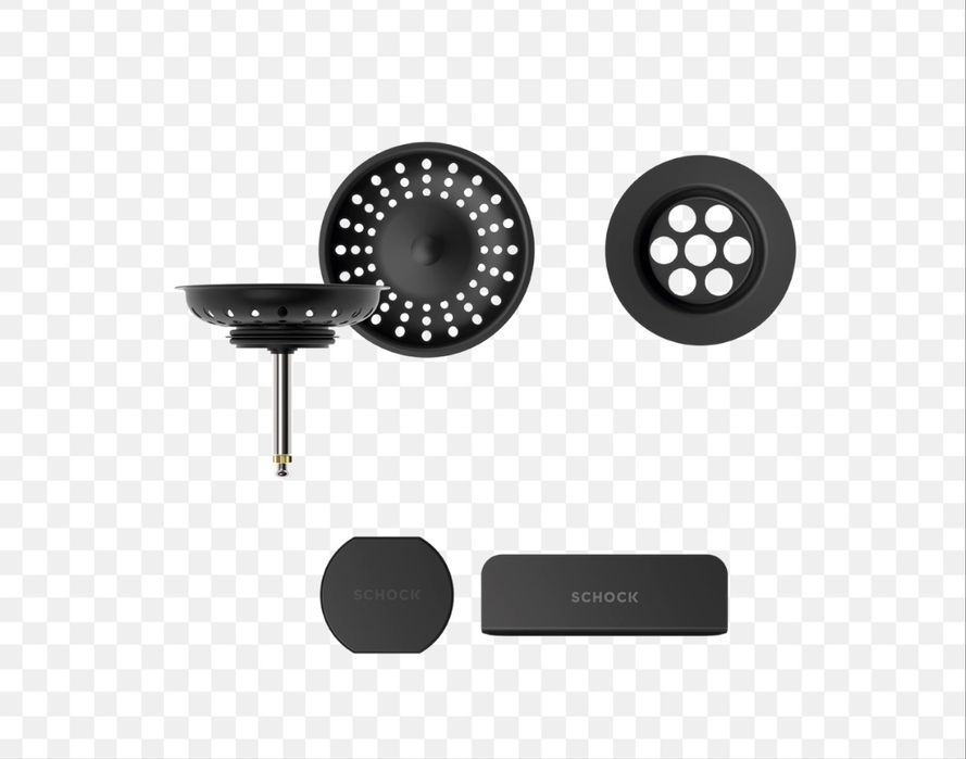 Окомплектовка за мивка Schock черна