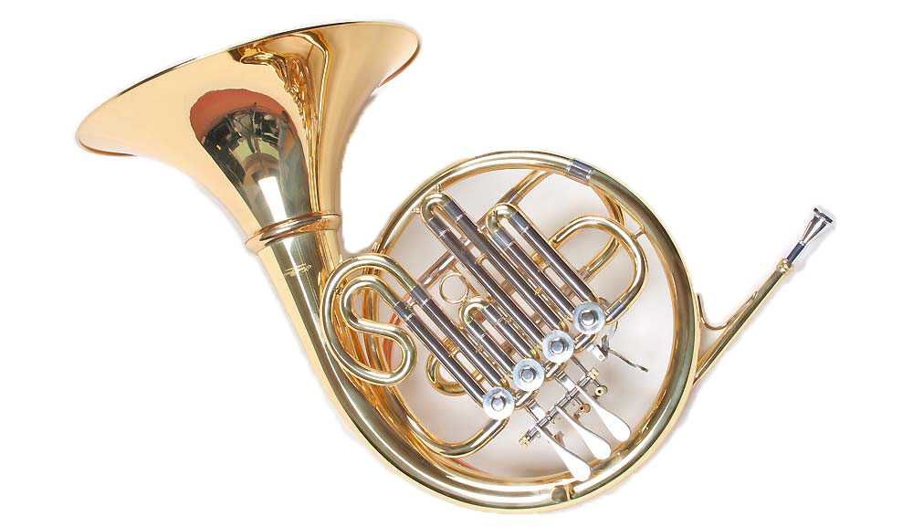 Corn francez Bb Si bemol Karl Glaser WH 126 palnie detasabila