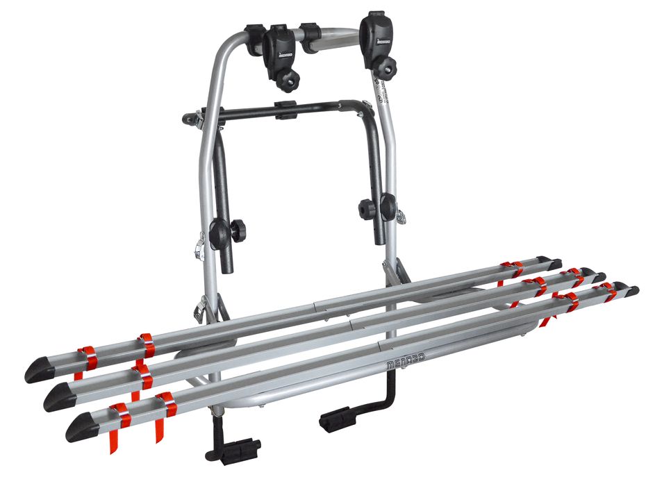 Suport 3 biciclete auto Menabo Steel Bike 3 pe haion portbagaj