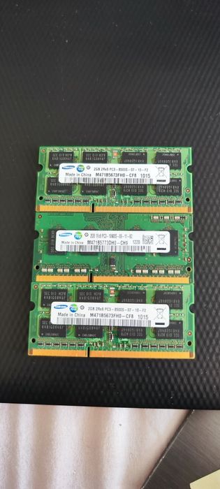 3 бр Плочки Рам / RAM памет DDR3 Samsung