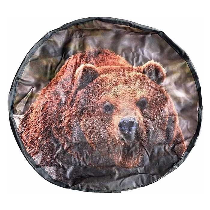 Калъф за резервна гума Automat, За джип, А-3, Еко кожа, 15-16 цола