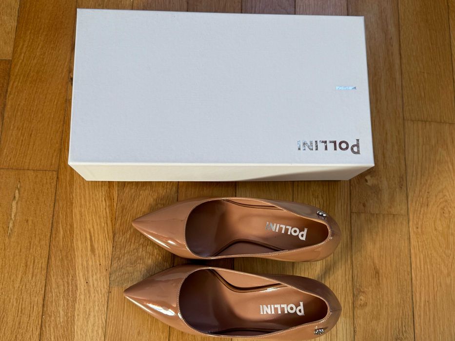Pantofi Pollini eleganti, nude, marimea 35