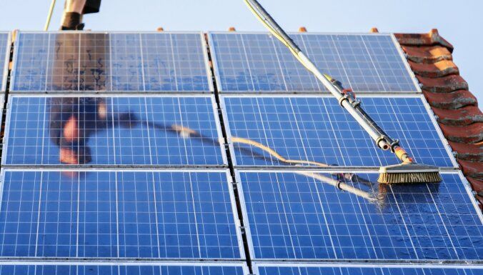 Профессиональная мойка солнечных панелей
