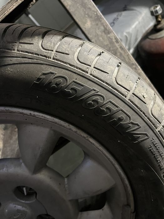 Продам диски с резиной  R14. 4/100