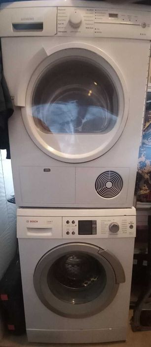 перальна и сушильня комплект siemens bosch