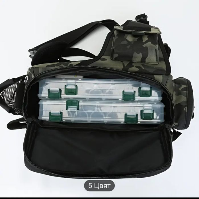 Последна,Водоустойчива Рибарска спининг чанта