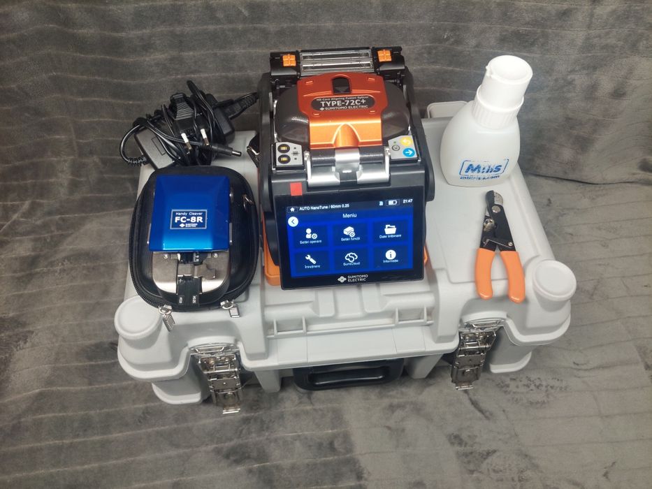 Aparat sudura fibra optica sumitomo 72c + ( Fujikura  > Fitel > Exfo )