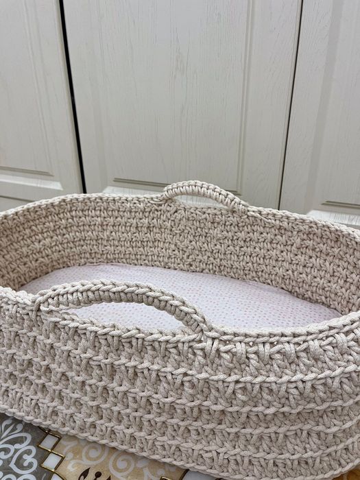 Плетеная люлька калыбель