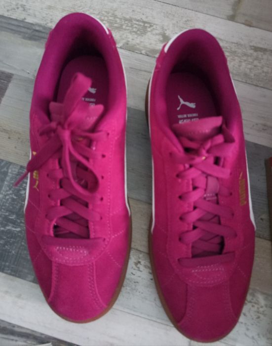 Дамски сникърси Puma Club ll от естествена кожа