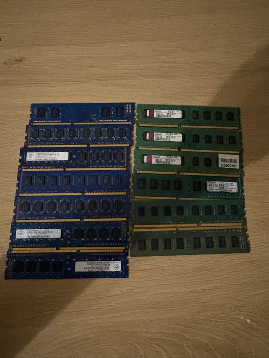 Memorii RAM – lot 24 bucăți (4GB / 2GB / 1GB)
