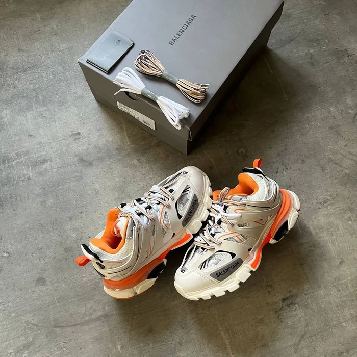 Balenciaga Track – White & Orange