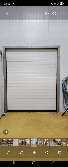 Usa de garaj sectionala manuala