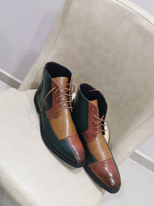 Pantofi ghete piele naturală 42