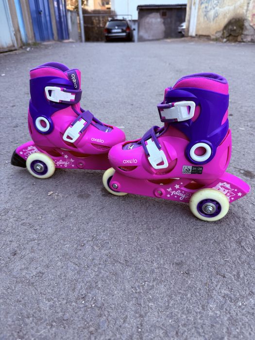 Role copii Oxelo Play 3 – mărime reglabilă 26–28