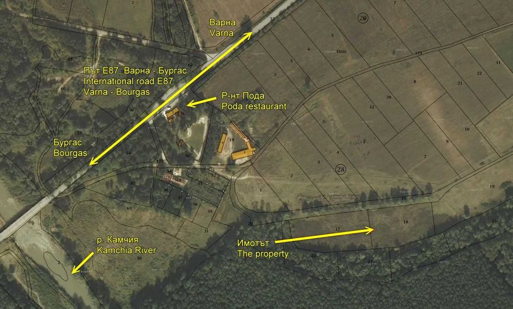 Продавам голям имот до р-нт Пода, Вилно строителство, разрш. за строеж