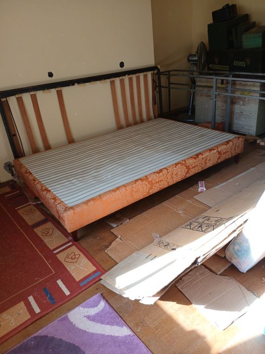 Pat din lemn masiv 195/120,cm
