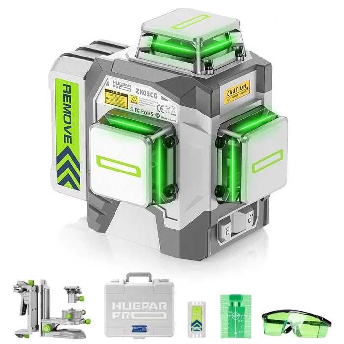 Лазерен нивелир Huepar ZK03CG