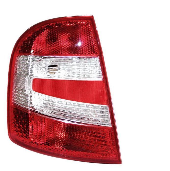 Stop spate lampa Skoda Fabia 1 (6Y) Hatchback 2004-2007 Depo, partea stanga fara suport becuri, Stopuri Skoda Fabia