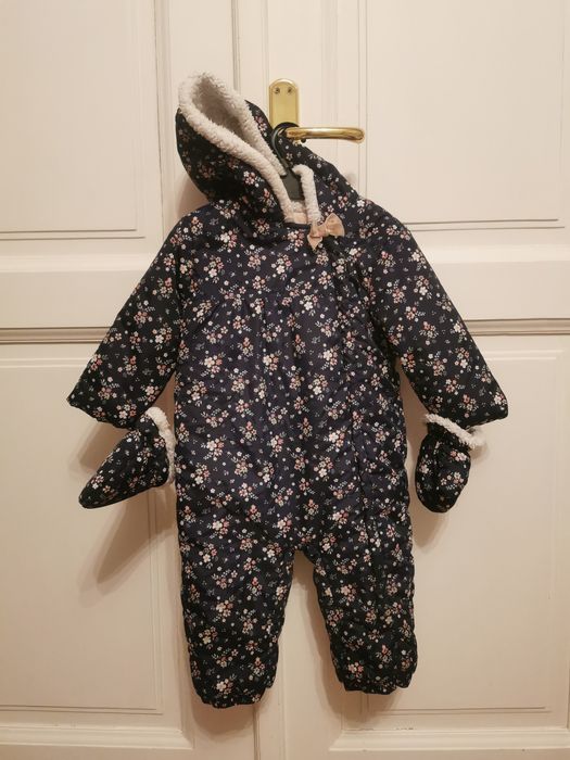 Overall / Salopetă iarnă C&A, fete, 80-86 cm
