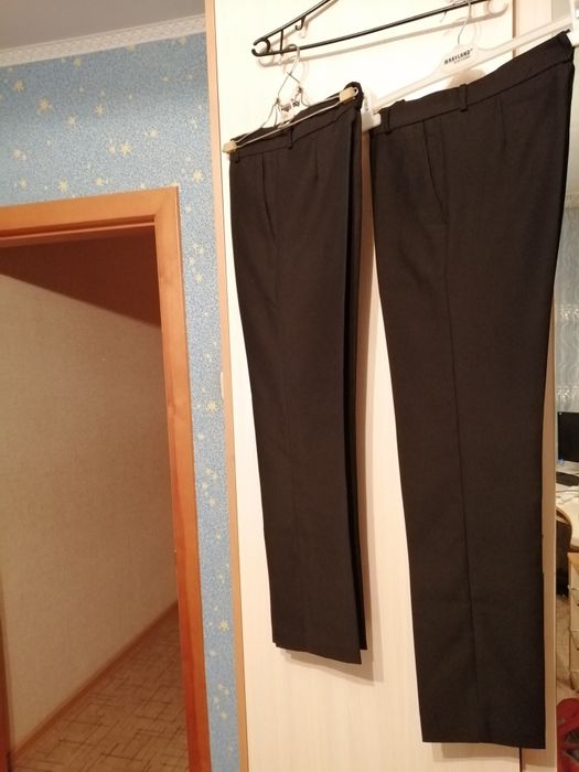 Синие брюки школьные