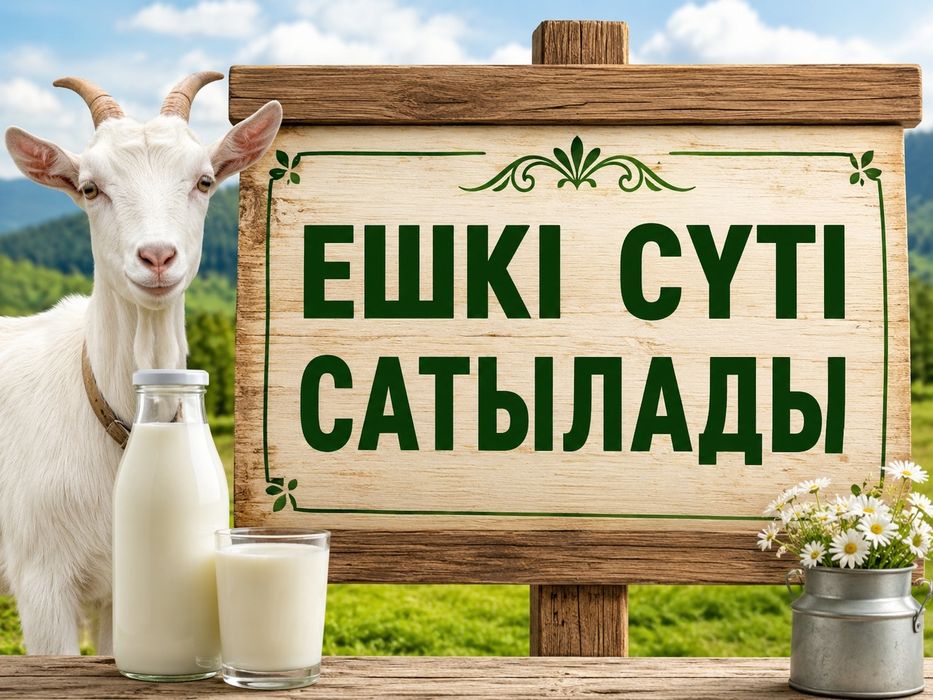 Ешкі сүті сатылады