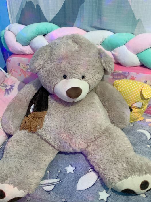 Мишка мягкий большой