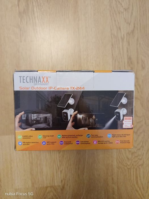 Vand cameră de supraveghere solară  Technaxx  Germany  TX 244/ Nouă4