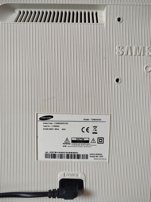 Tv Samsung full HD 24 inch alb